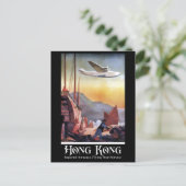  Hong Kong China Airline Travel Briefkaart (Staand voorkant)