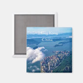 Hong Kong China Magneet (Voorkant / Achterkant)
