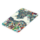 Hong Kong, China Map Magneet (Linkerzijde)