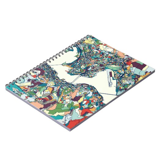 Hong Kong, China Map Notitieboek (Linkerzijde)