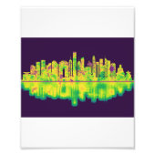 Hong Kong China Skyline Foto Afdruk (Voorkant)