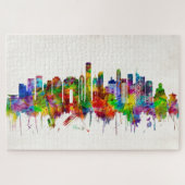 Hong Kong China Skyline Legpuzzel (Horizontaal)