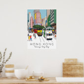 HONG KONG – DING DING TRAM POSTER (Keuken)