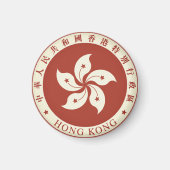 hong kong emblem magneet (Voorkant)