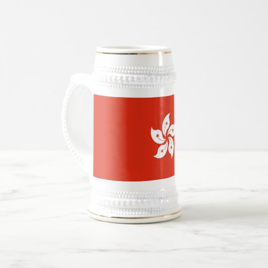 Hong Kong Flag Bierpul (Voorkant links)