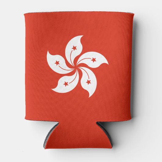 Hong Kong Flag Blikjeskoeler (Voorkant)