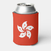 Hong Kong Flag Blikjeskoeler (Blikje Achterkant)