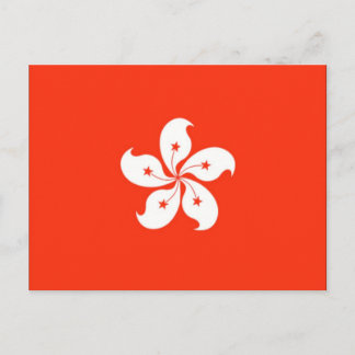 Hong Kong Flag Briefkaart