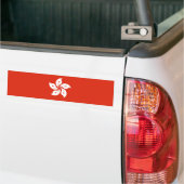Hong Kong Flag Bumpersticker (Op Truck)