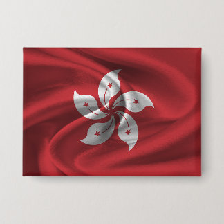 Hong Kong Flag Button