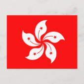 Hong Kong Flag "Classic" Briefkaart (Voorkant)