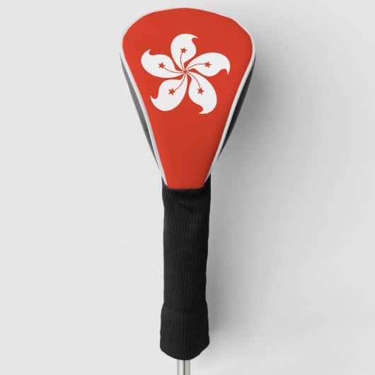 Hong Kong Flag Golfheadcover (Voorkant)