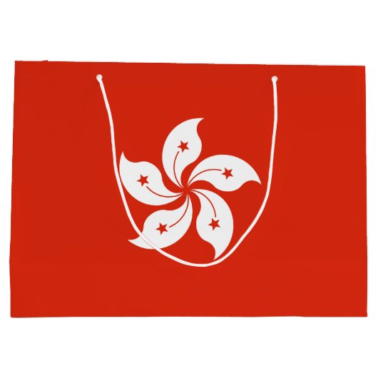 Hong Kong Flag Groot Cadeauzakje (Achterkant)