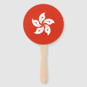 Hong Kong Flag Handwaaier (Voorkant)