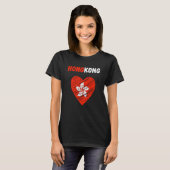 Hong Kong Flag Holiday Hong Kong Heart Hongkonger T-shirt (Voorkant volledig)