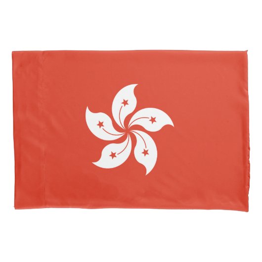 Hong Kong Flag Kussensloop (Voorkant)