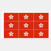 Hong Kong Flag Labels (Vel)