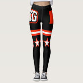 Hong Kong Flag Leggings (Voorkant)