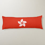 Hong Kong Flag Lichaamskussen (Achterkant)