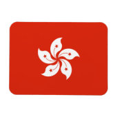 Hong Kong Flag Magneet (Horizontaal)