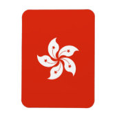 Hong Kong Flag Magneet (Verticaal)