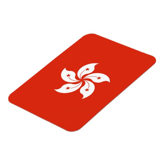 Hong Kong Flag Magneet (Linkerzijde)