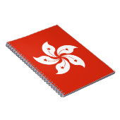 Hong Kong Flag Notitieboek (Rechterzijde)