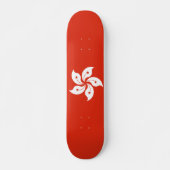 Hong Kong Flag Persoonlijk Skateboard (Voorkant)