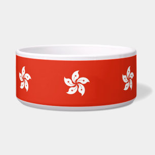 Hong Kong Flag Pet Bowl Voerbakje