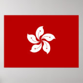 Hong Kong Flag Poster (Voorkant)