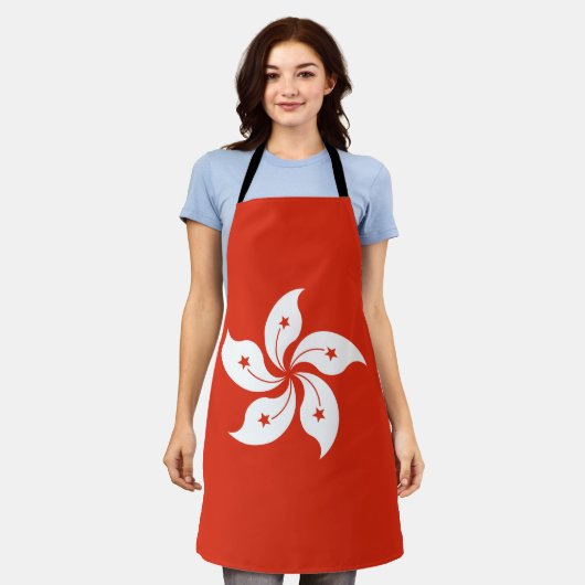 Hong Kong Flag Schort (Gedragen)