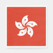 Hong Kong Flag Servet (Voorkant)