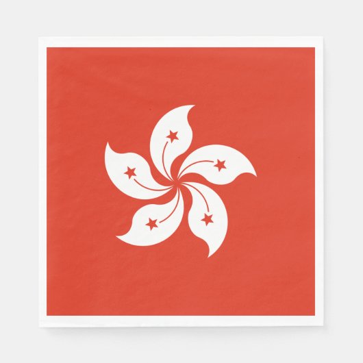 Hong Kong Flag Servet (Voorkant)