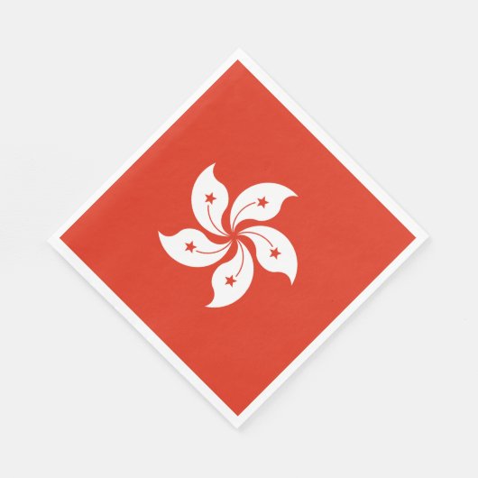Hong Kong Flag Servet (Hoek)