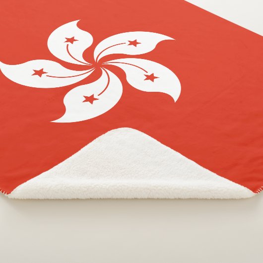 Hong Kong Flag Sherpa Deken (3/4)