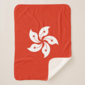 Hong Kong Flag Sherpa Deken (Voorkant)