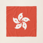 Hong Kong Flag Sjaal<br><div class="desc">Patriottische vlag van Hongkong.</div>