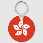 Hong Kong Flag Sleutelhanger (Voorkant)