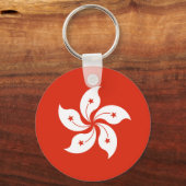 Hong Kong Flag Sleutelhanger (Voorkant)