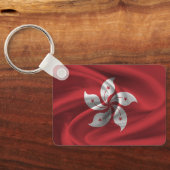 Hong Kong Flag Sleutelhanger (Achterkant)