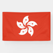 Hong Kong Flag Spandoek (Horizontaal)