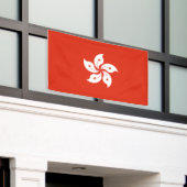 Hong Kong Flag Spandoek (Buitenkant Gebouw)