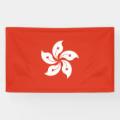 Hong Kong Flag Spandoek (Horizontaal)