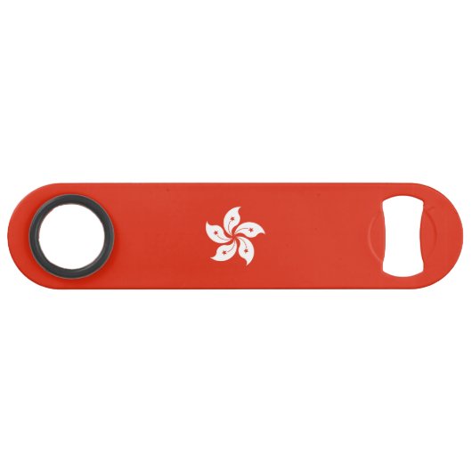 Hong Kong Flag Speed Flessenopener (Voorkant (Horizontaal))