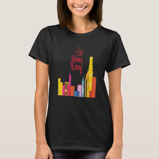 HONG KONG FLAG STEDEN STERK SEVEN T-SHIRT (Voorkant)