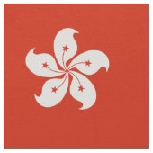 Hong Kong Flag Stof (Close Up)