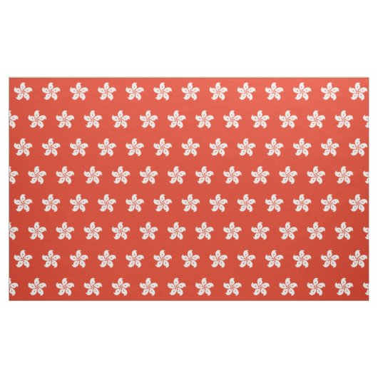 Hong Kong Flag Stof (Yard (91,4 cm))