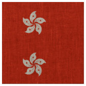Hong Kong Flag Stof (Close Up)