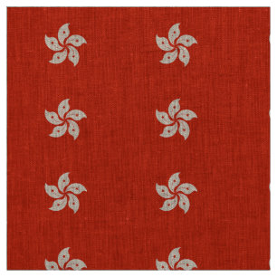 Hong Kong Flag Stof
