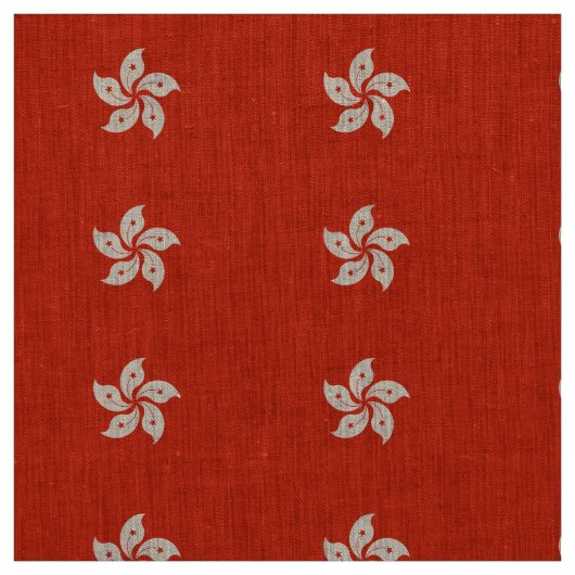 Hong Kong Flag Stof (Swatch)